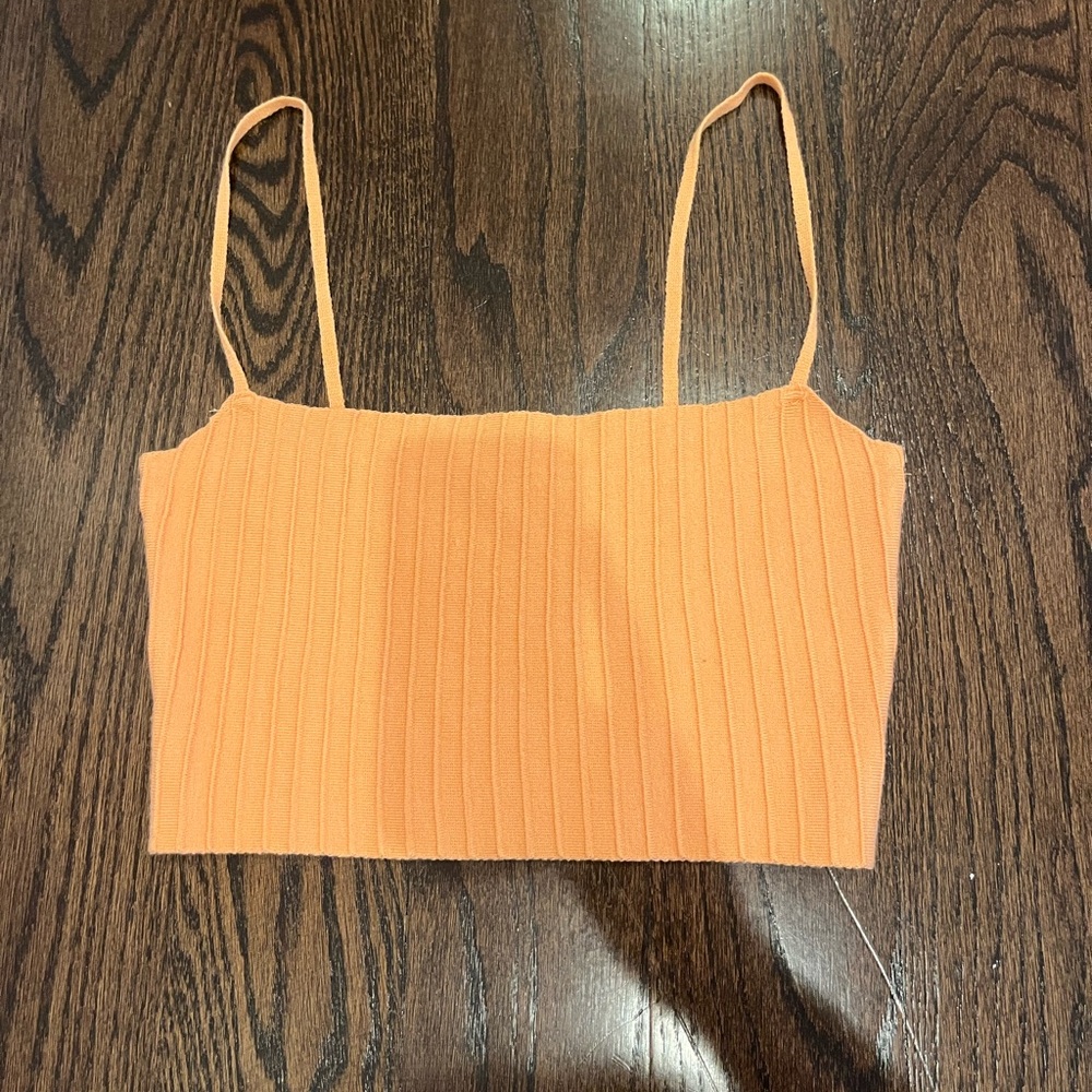 Pacsun LA Hearts Orange Top